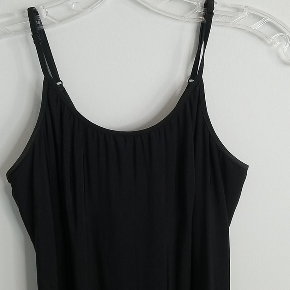 Vintage 1980's OLGA black slip chemise 36 - Picture 2 of 9